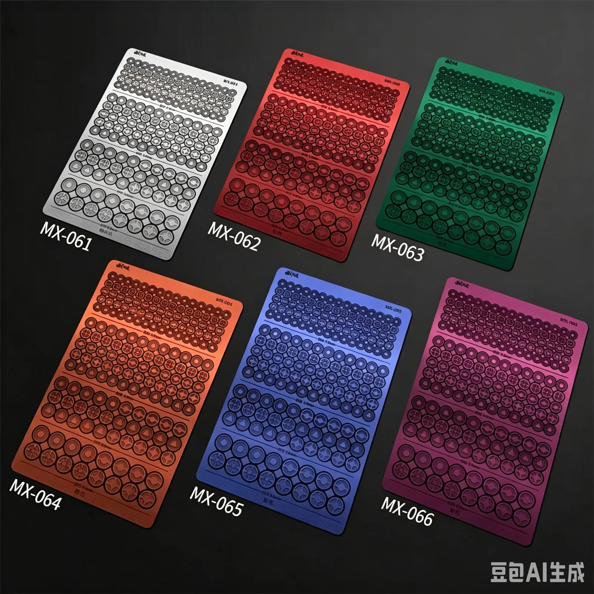 MS061-066 Model Detail Photo Etch Set Combo Pack 304 Stainless Steel Material for Hobby Model Making DIY Tools