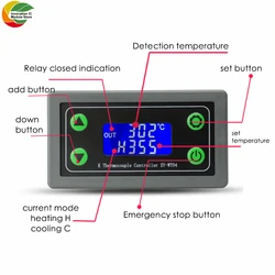 XY-WT04 WT04-W WIFI Remote High Temperature Digital Thermostat K Type Thermocouple High Temperature Controller -99~999 Degrees