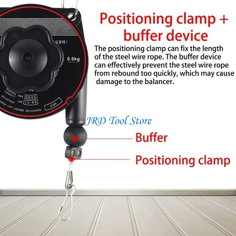 A2UD Space Saving Retractable Hanger 1.2/3kg Bearing Capacity Safety Lock Feature For High Place And Tight Space