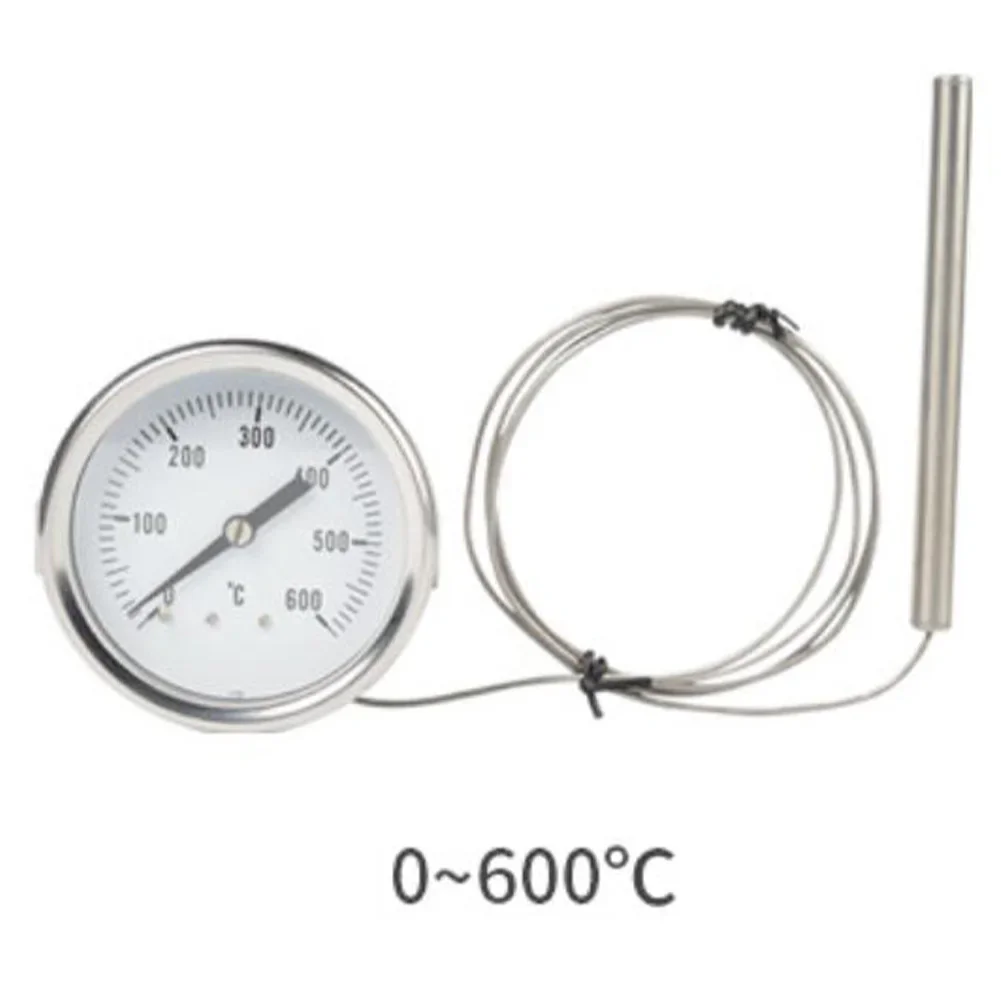 Stainless Steel Oven Thermometer With Probe And Dial For Boilers For Ovens Accurate Temperature Measurement To Six Hundred