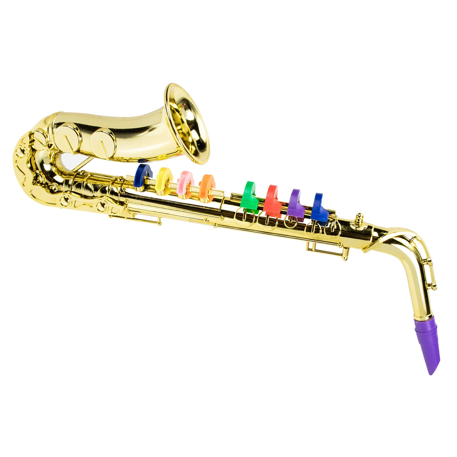 Jouets saxophone dorés pour enfants, jouets pour tout-petits