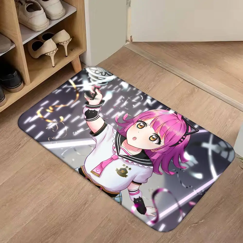 

Аниме Девушка Люблю жить! Милый напольный коврик Tennoji Rina, впитывающие коврики для дома и ванной комнаты, противоскользящие коврики, товары для домашнего декора