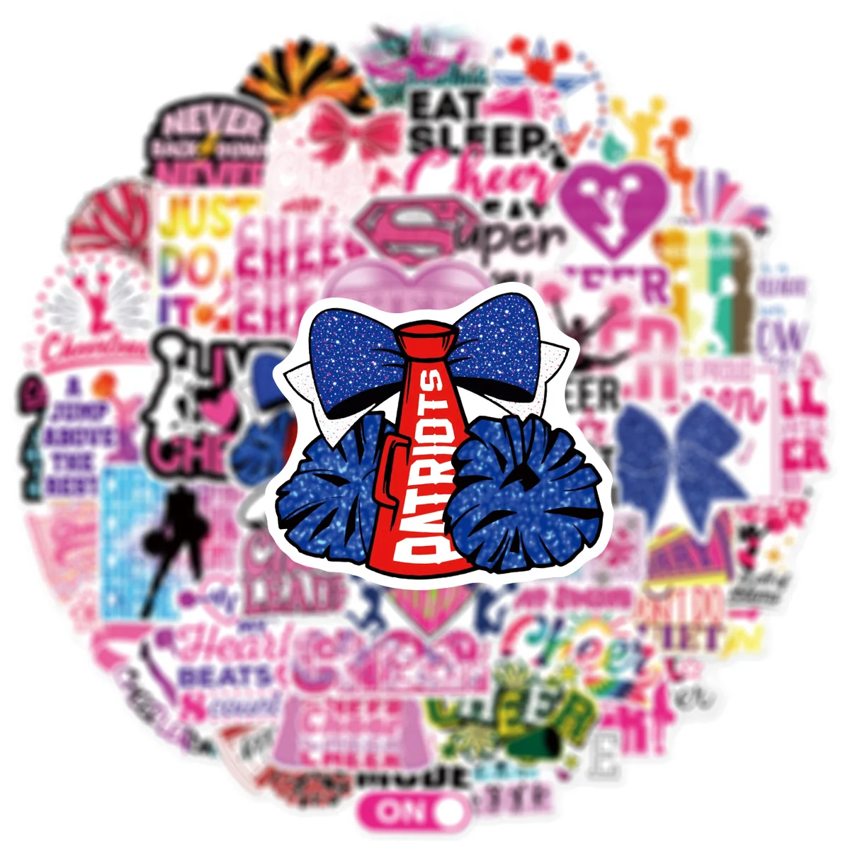 50/100 pezzi adesivi graffiti personalizzati cheerleader bagagli per auto tazze d'acqua adesivi per notebook di cancelleria per scooter