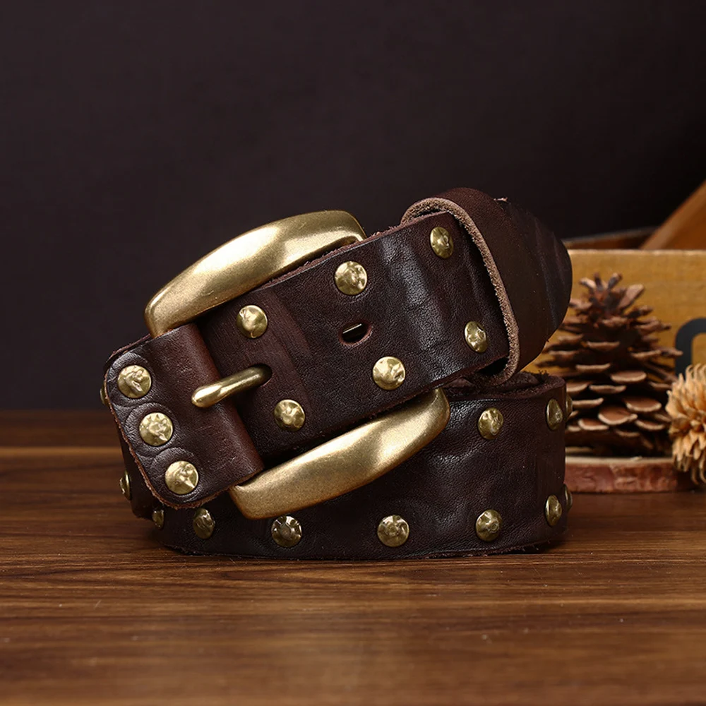 38cm-punk-trend-rivet-men-belt-thicken-brass-pin-buckle-washed-retro-distressed-pure-cowhide-personalized-denim-belt