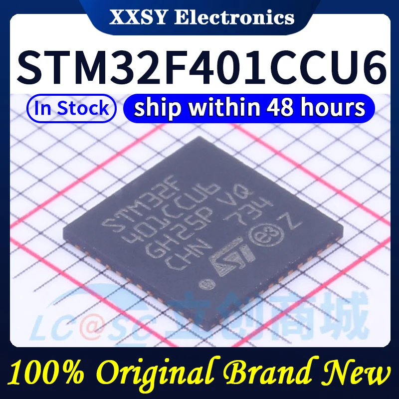 STM32F401CEU6 STM32F401CCU6 STM32F401RBT6 STM32F401RET6 STM32F401RCT6แบบดั้งเดิม STM32F401CDU6คุณภาพสูง100% ใหม่