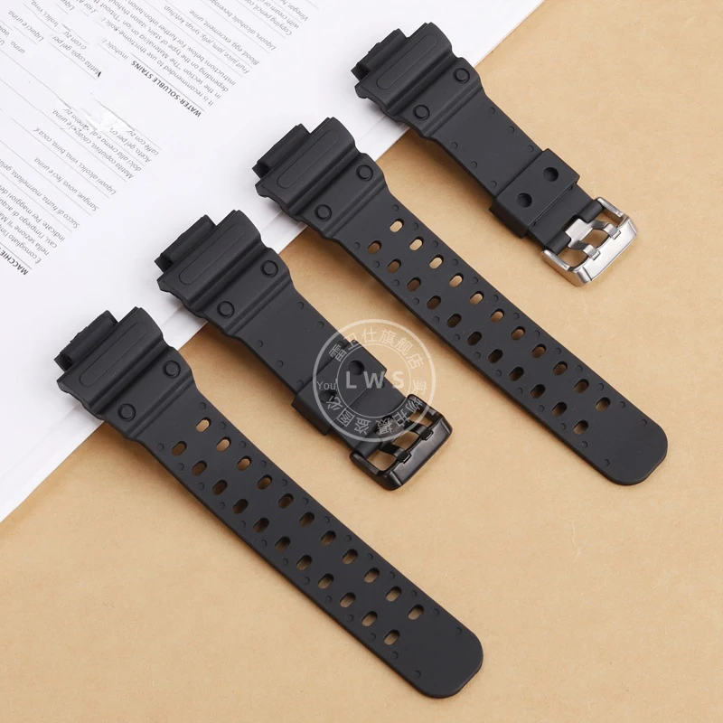 For Casio GX-56BB GXW-56 GX56BB GXW56 silicone strap bracelet watch chain band convex mouth silicone strap Replace Wrist strap