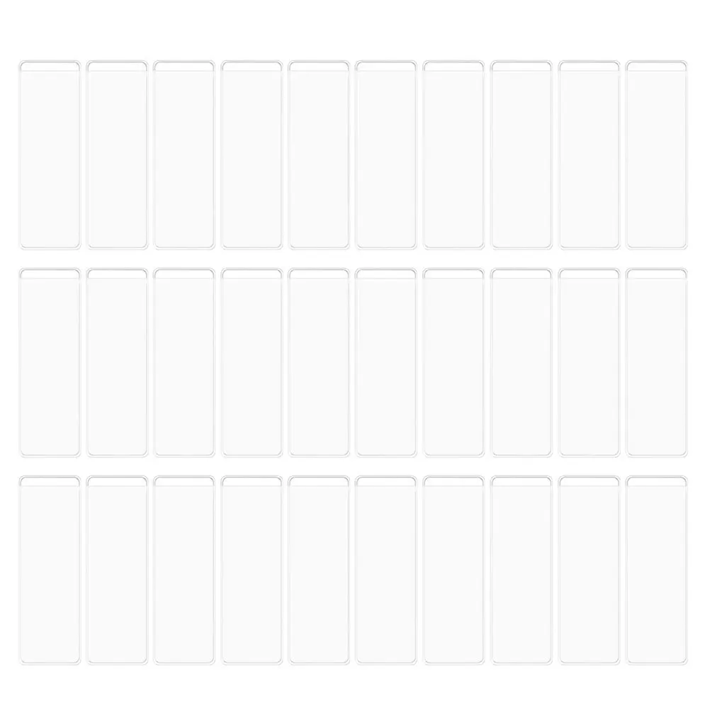 

40 set Self Adhesive Label Pockets Clear Index Card Holders For File Organization Office Storage Solutions Sticky Pocket