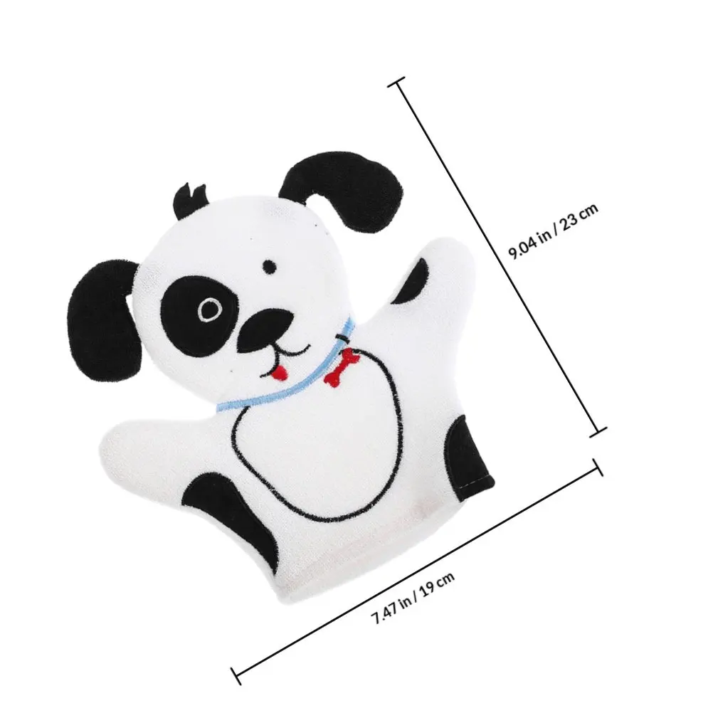 2Pcs Cartoon Kids Bath Gloves Soft Gentle Exfoliating Shower Scrubbers Fun Washcloths Bath Accessories Gentle Exfoliation Gloves