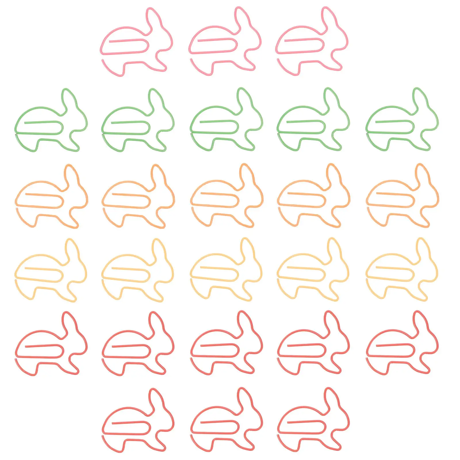 

50 Pcs Clips Cartoon Note Clips Shaped Rabbit Office Supplies Note Photo Rabbit Shaped Bookmark Holder Gifts School Stationery