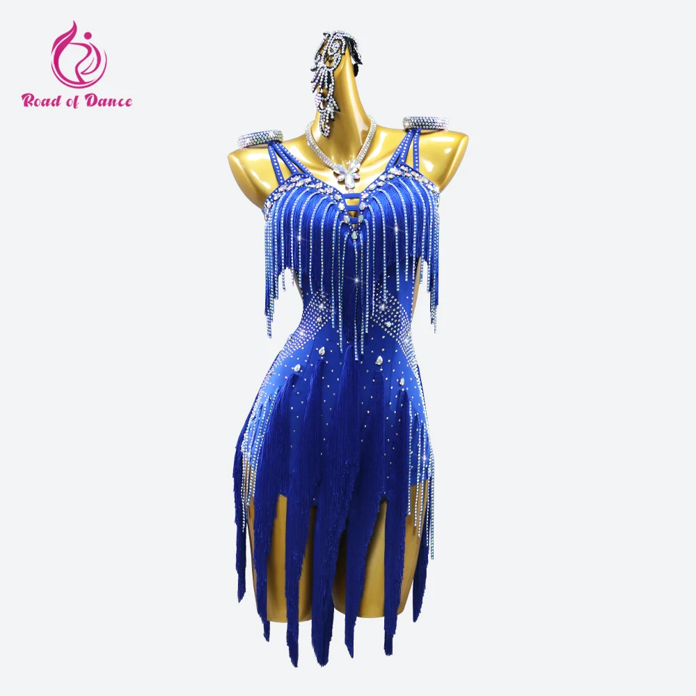 Lateinamerikanische Frauenkleidung, Tanzkostüm, 2025, besondere Anlässe, Party, Wettbewerbskleid, eleganter Kinder-Ballsaal-Abschlussballrock für Mädchen