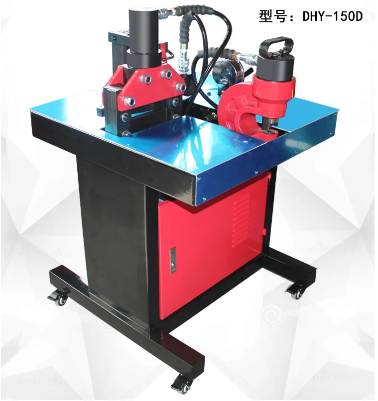 Four in one multi-function bus processing machine Hydraulic punching machine Cutting machine Press brake Wire clamp Copper