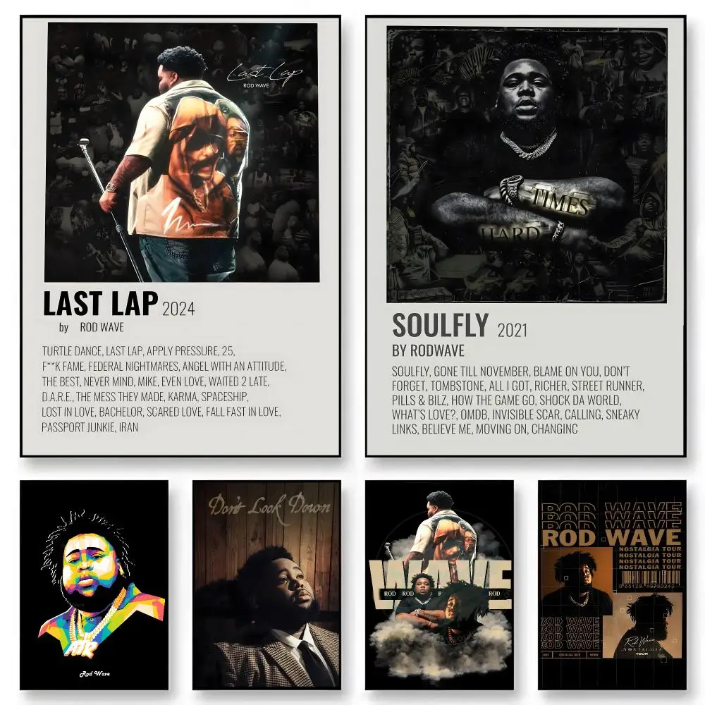 Rapper Rod Wave   Music Artist Print Graphic Streaming Film Style Wall Artwork Bedroom Decor Poster