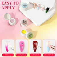 Gel à ongles coussiné, gel UV pour ongles à dégradé blush, gel à ongles pour design artistique, outils essentiels pour le salon de manucure DIY 4