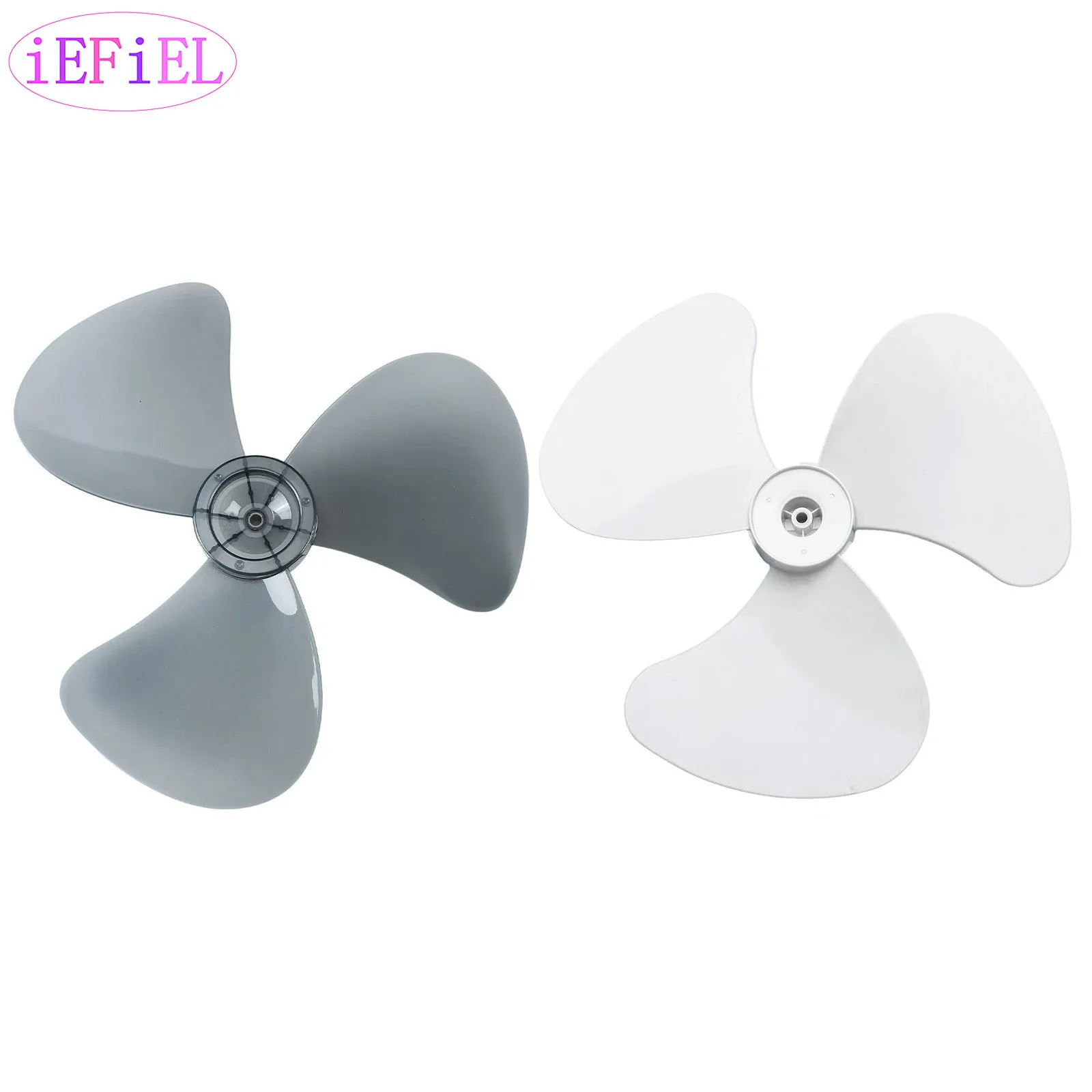 

16 Inch Plastic 3 Leaves Fan Blades Thicken Fan Blades for 16 Inch Standing Pedestal Fan Table Fanner General Accessories