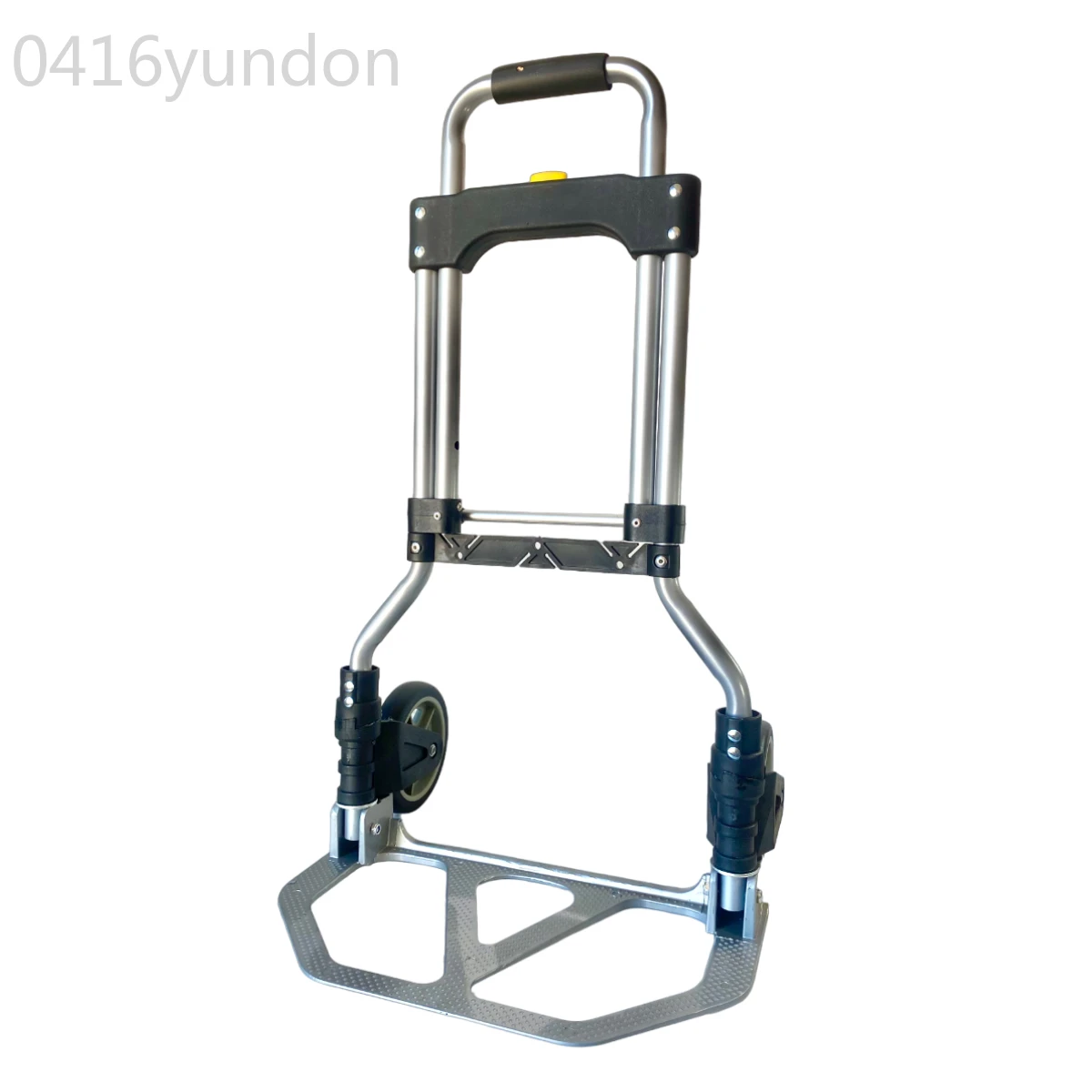 Maxia Market-aluminum transport trolley  folding  2 rubber wheels ø 12.5 cm hand  maximum load 80 KG