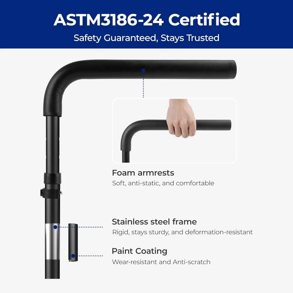حامل مساعدة قابل للتعديل للأريكة والكرسي، مساعد على التنقل لكبار السن بسعة 300 رطل، قضيب إمساك آمن لدعم الجلوس والوقوف