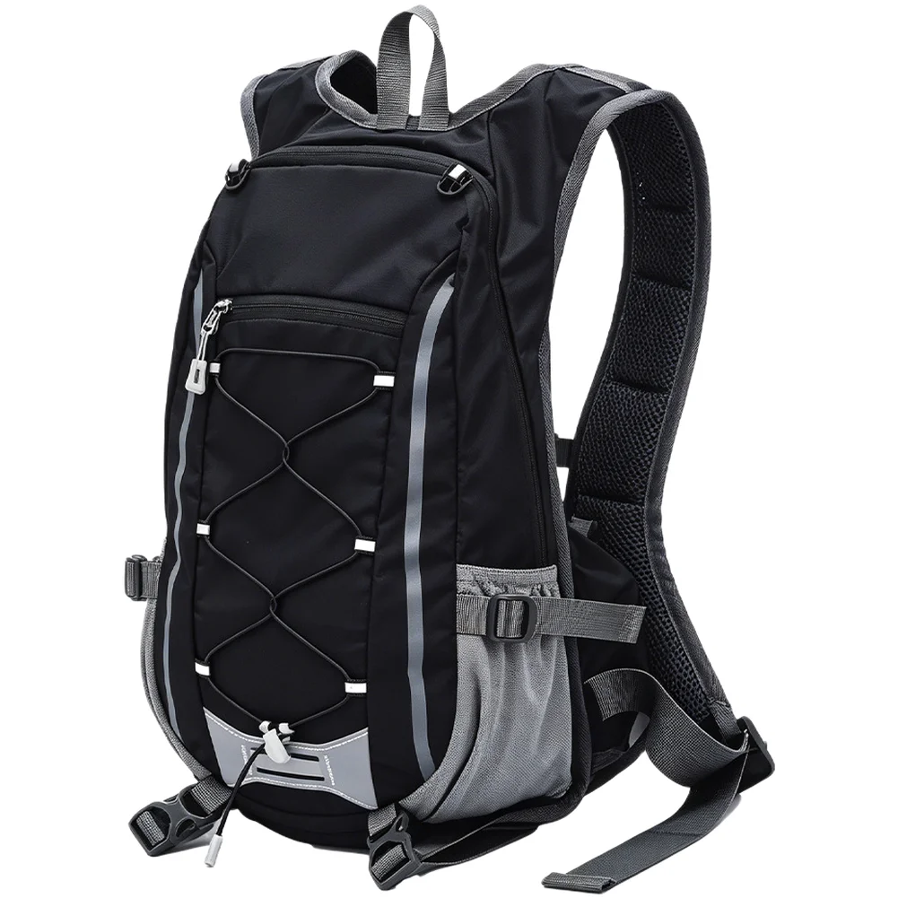 

Lightweight 20L Outdoor Backpack for Hiking Cycling Travel Fits 15.6in Laptop Breathable Mesh Back Panel Reflective Stripes