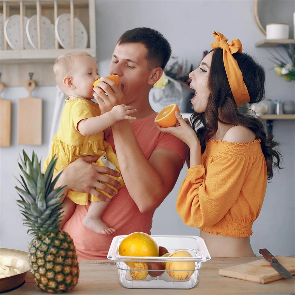 12 PCS Plastic Drain Shelf for 1/6 Size Food Pan Clear Plastic Grate Acrylic Food Drain Trays Plastic Drain Pan