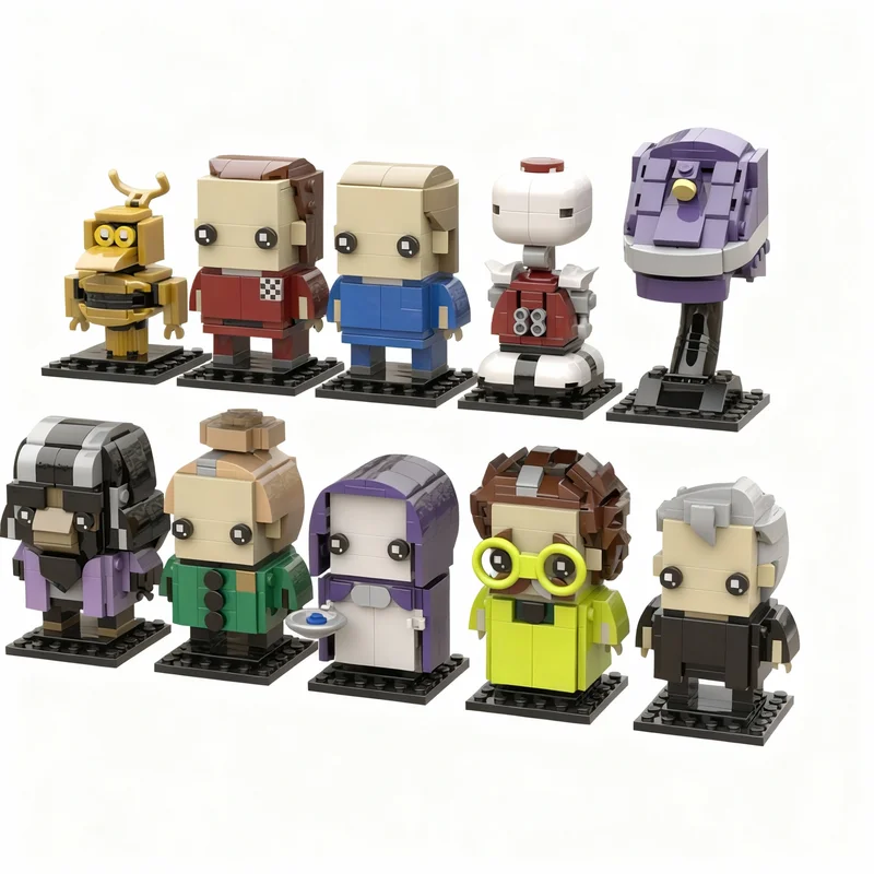 

1078pcs MOC MST3K Cast Brickheadz Model Building Blocks Construction Toy Christmas Gifts DIY Creative Idea Education Assemble