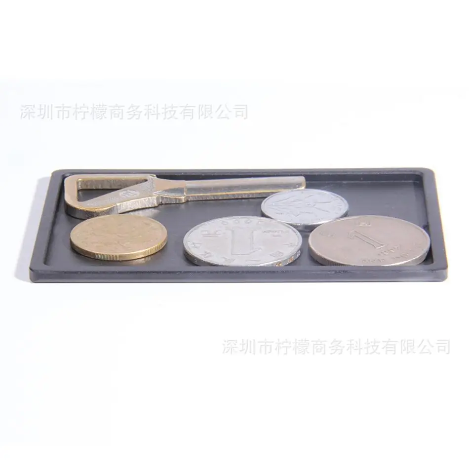 Stock Aluminum Alloy Wallet Card Holder Universal Tray Key Coin Multipurpose Storage Box Hardware Coin Case