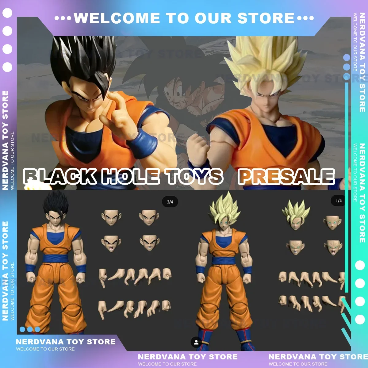 Presale ألعاب الثقب الأسود لعبة دراغون بول SHF عمل نموذج لجسم جوكو سون جوها سوبر سايان أنيمي لعبة جمع هدية Gk الشكل
