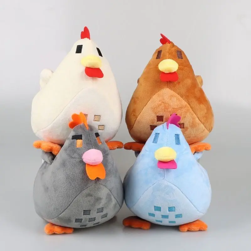 Kawaii Stardew Valley Huhn Plüschtier Cartoon Stardew Valley Spiel Spielzeug Kinder Weiches Tier Huhn Kissen Baby Begleiter Spielzeug