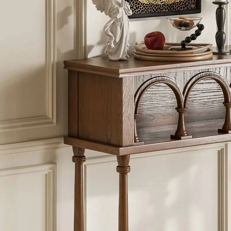 

Hall Modern Console Table Design Entrance Vintage Premium Living Room Console Table Aesthetic Luxury Wohnzimmer Tisch Furniture