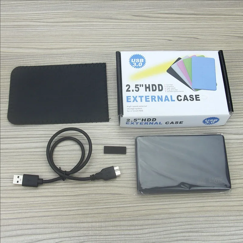 USB 3.0 externe draagbare harde schijfbehuizing 2,5-inch mechanische SSD solid-state SATA seriële poort, geen schroefgereedschap