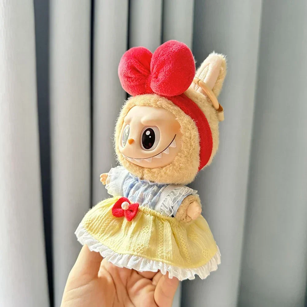 17cm Mini Plush Doll'S Clothes Outfit Accessories For Korea Kpop Exo Labubu Idol Princess suit Clothing Gift