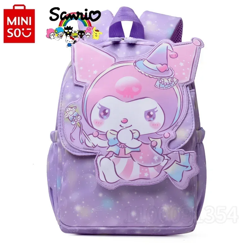 

Miniso Kulomi New Girls Schoolbag 3D Cartoon Cute Girls' Backpack Luxury Brand Fashionable Children's Backpack High Quality