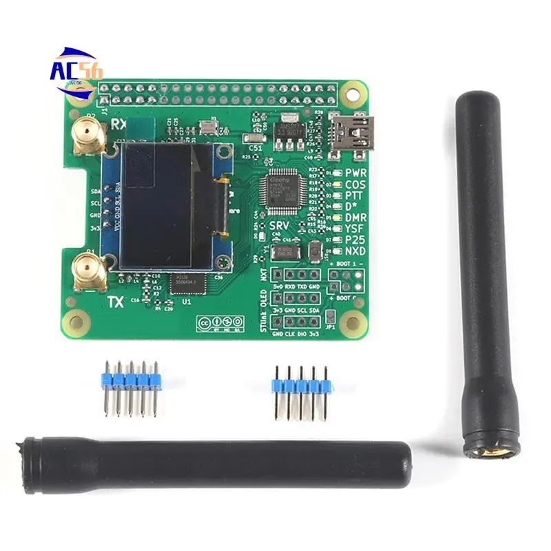 

AC56-Extended Mmdvm Hotspot Duplex Mmdvm With Screen Multi-Function Convenience Module With Usb Version