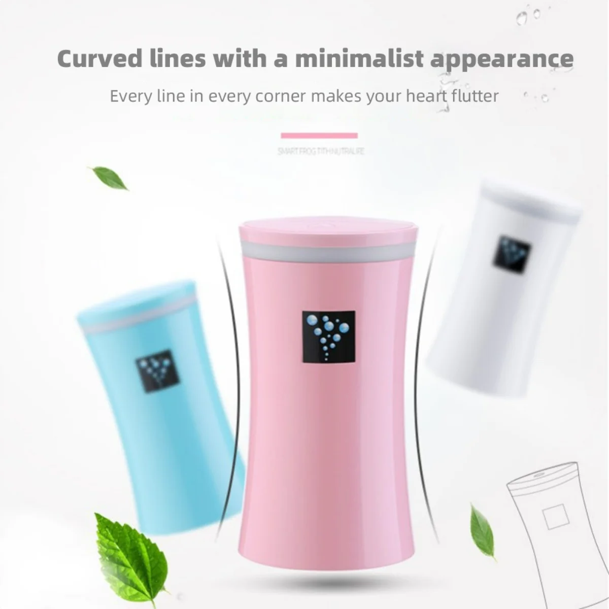 Mini USB Humidifier with LED Light  Portable Air Humidifier for Car, Office & Desk, Ultra-Quiet Personal Moisturizer, Perfect fo