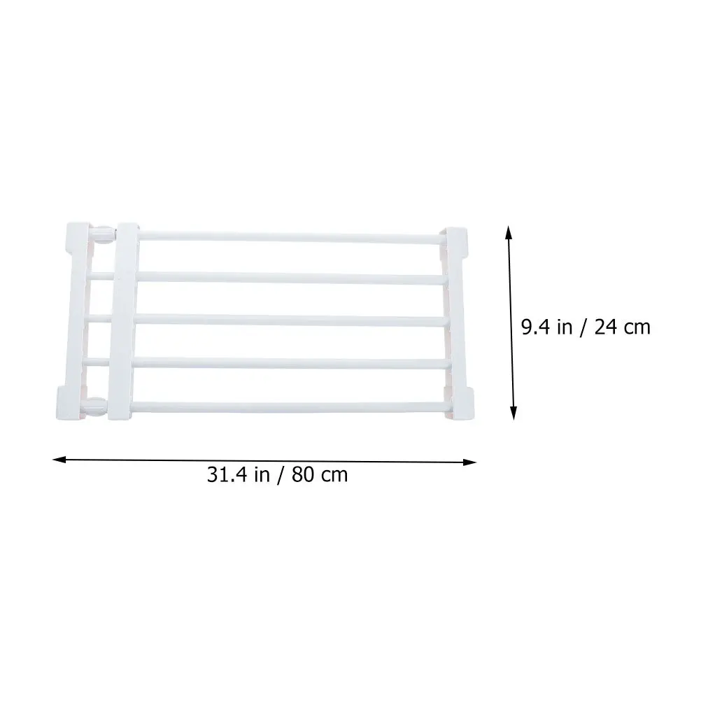 خزانة ملابس قابلة للتوسيع، رف توتر، منظم بلاستيكي، رف تخزين الملابس، تصميم قابل للسحب، موفر للمساحة