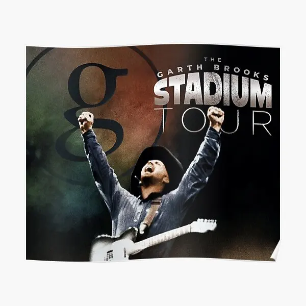 New Garth Brooks Stadium Tour 2023  Poster Decoration Decor Room Painting Print Picture Mural Home Vintage Wall Art No Frame