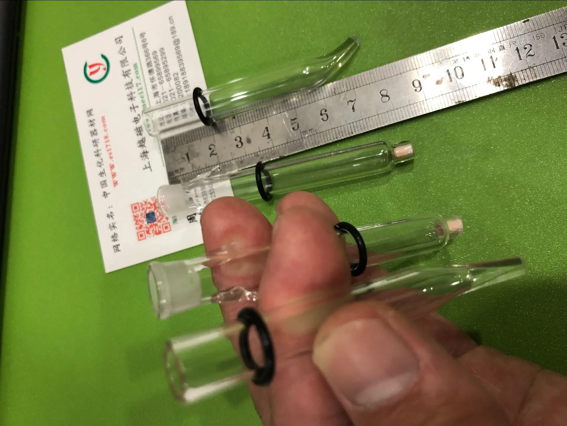 L - نوع أنبوب جسر الملح الشعري والمستقيم للاستخدام في المختبر الكهروكيميائي #4