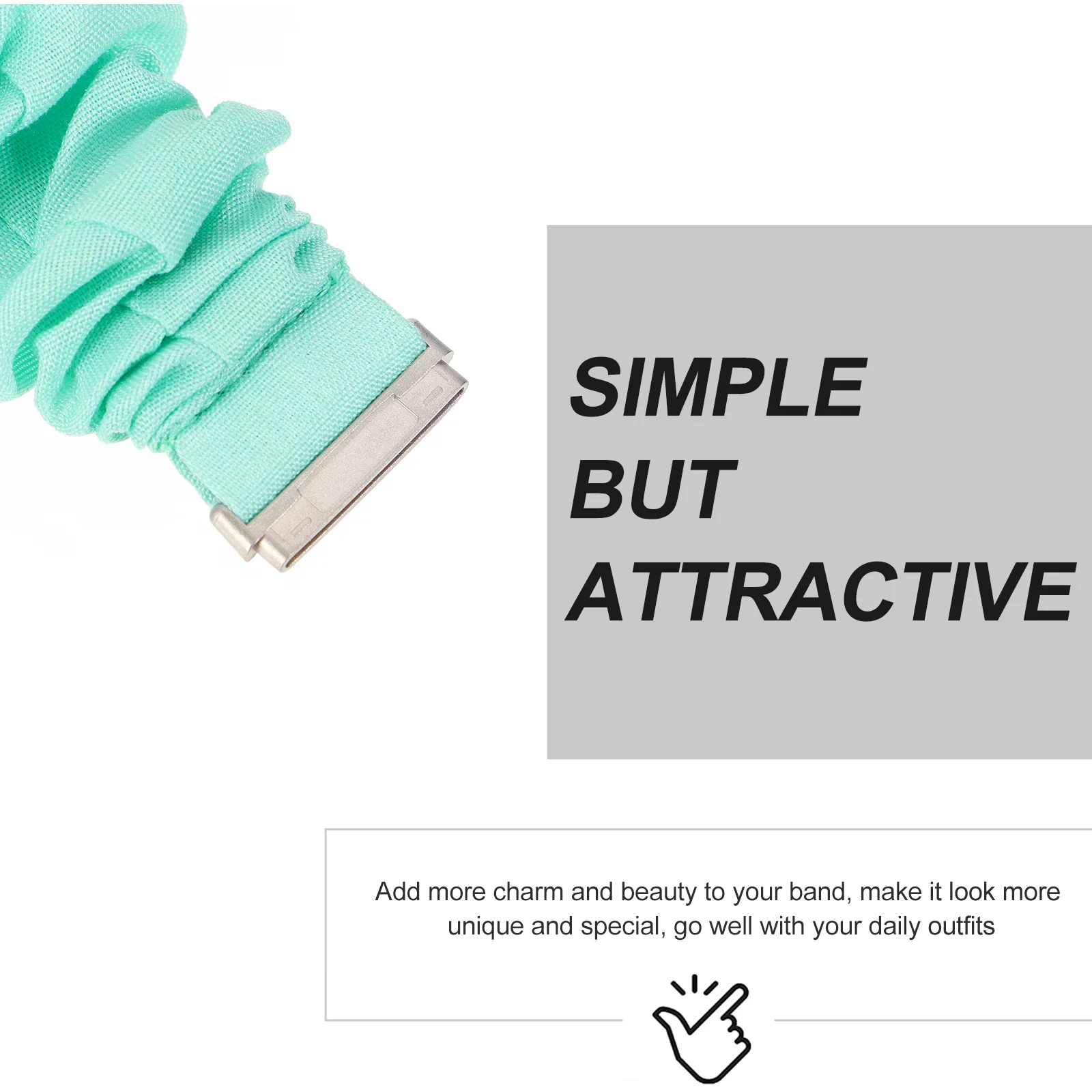 

Comfortable Cloth Watch Band Breathable Wrist Strap for Versa3 Stylish Flexible Replacement Accessory Fabric Wrist Straps