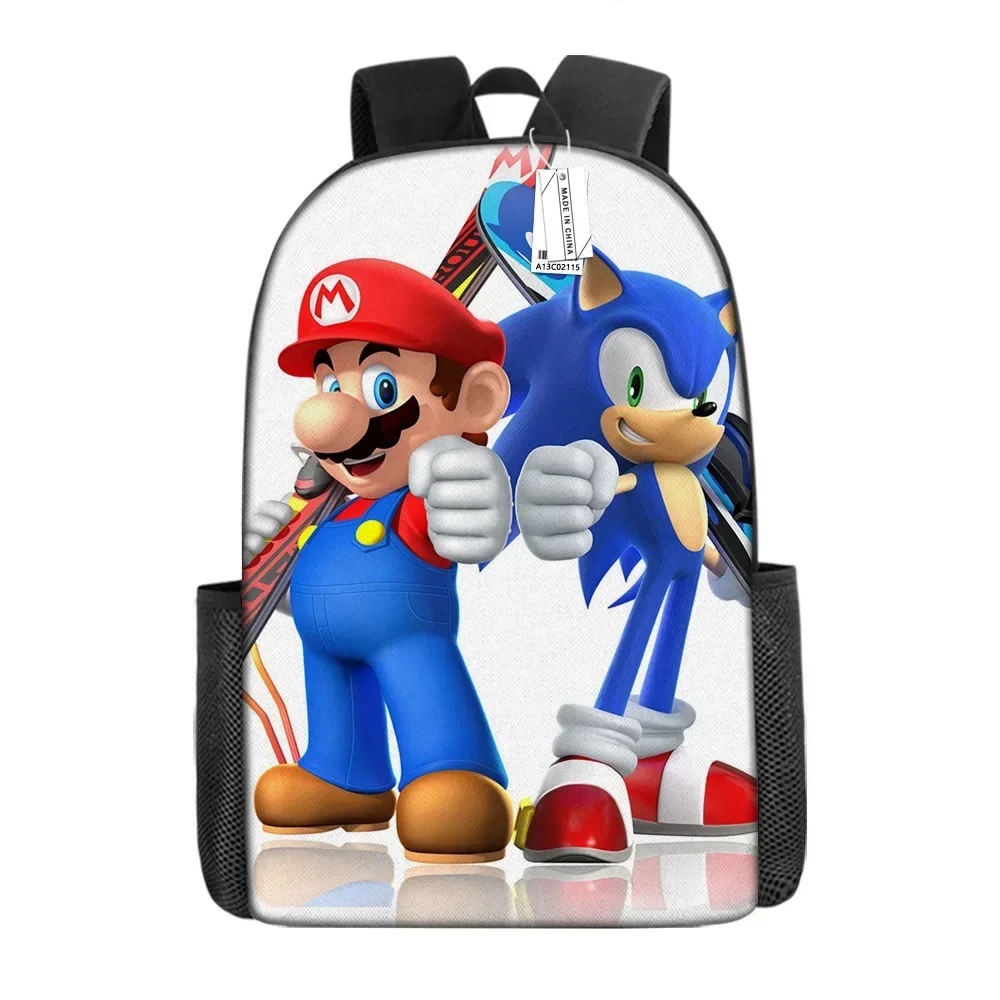 Mario zainetto Cartoon Anime zaino Mario zaino Super Mario zainetto zaini Mochila per borse per bambini per ragazze