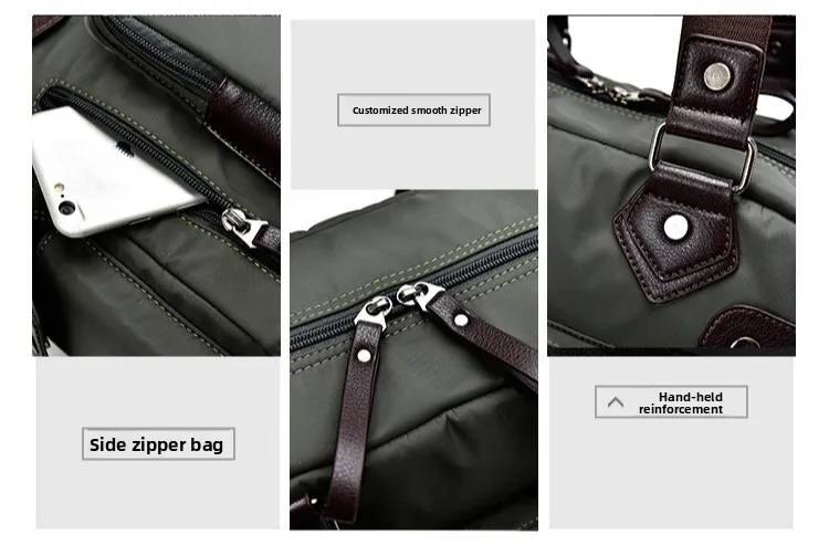 The New Men's Single-shoulder Bag Is Simple, Fashionable, Large-capacity Handbag and Multi-functional Business Crossbody Bag