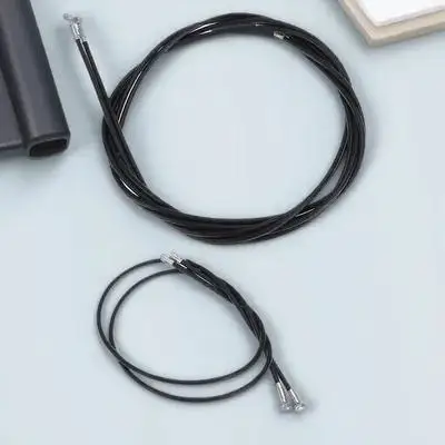4Pcs Bike Brake Cable Rear Derailleur Aluminum Alloy Smooth Shifting Foldable Bike Replacement Brake Cable