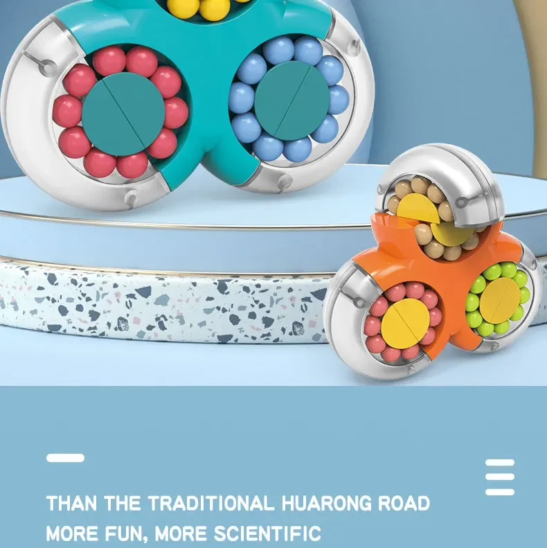 Juguetes creativos de cubo de descompresión para niños, triángulo giratorio mágico y formas cuadradas, regalos para aliviar el estrés para juegos infantiles