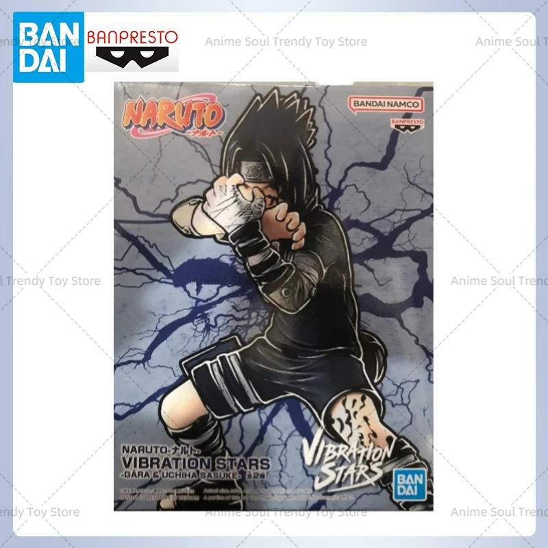 

В наличии оригинальные Bandai Banpresto аниме персонажи Наруто вибрационные звезды Учиха Саске призы гаражный комплект модель праздничные подарки