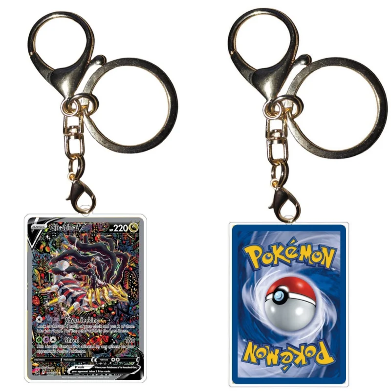 Arceus سلاسل المفاتيح جيراتينا لوجيا Dialga Palkia Ptcg بطاقة صغيرة لتقوم بها بنفسك الاكريليك عمل دمى أشكال أنيمي لعبة جمع قلادة هدية #6