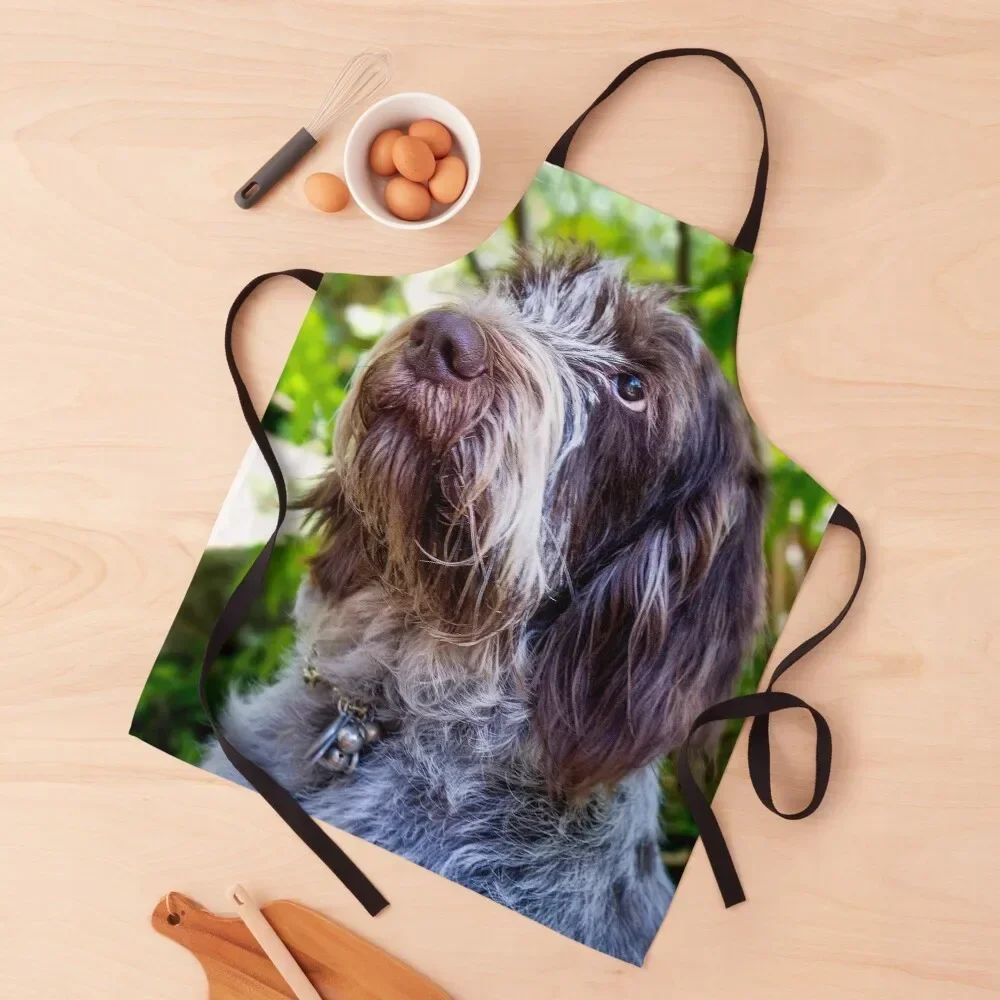 

Look into my eyes Spinone Apron House Things For Home And Kitchen Men's Kitchen japanese style Apron