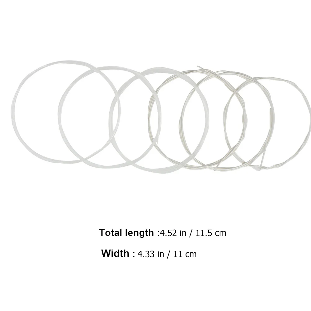 

6pcs Nylon Classical Guitar Strings Replacement Set For Acoustic Folk Guitar Players Students Beginners Musicians Gear