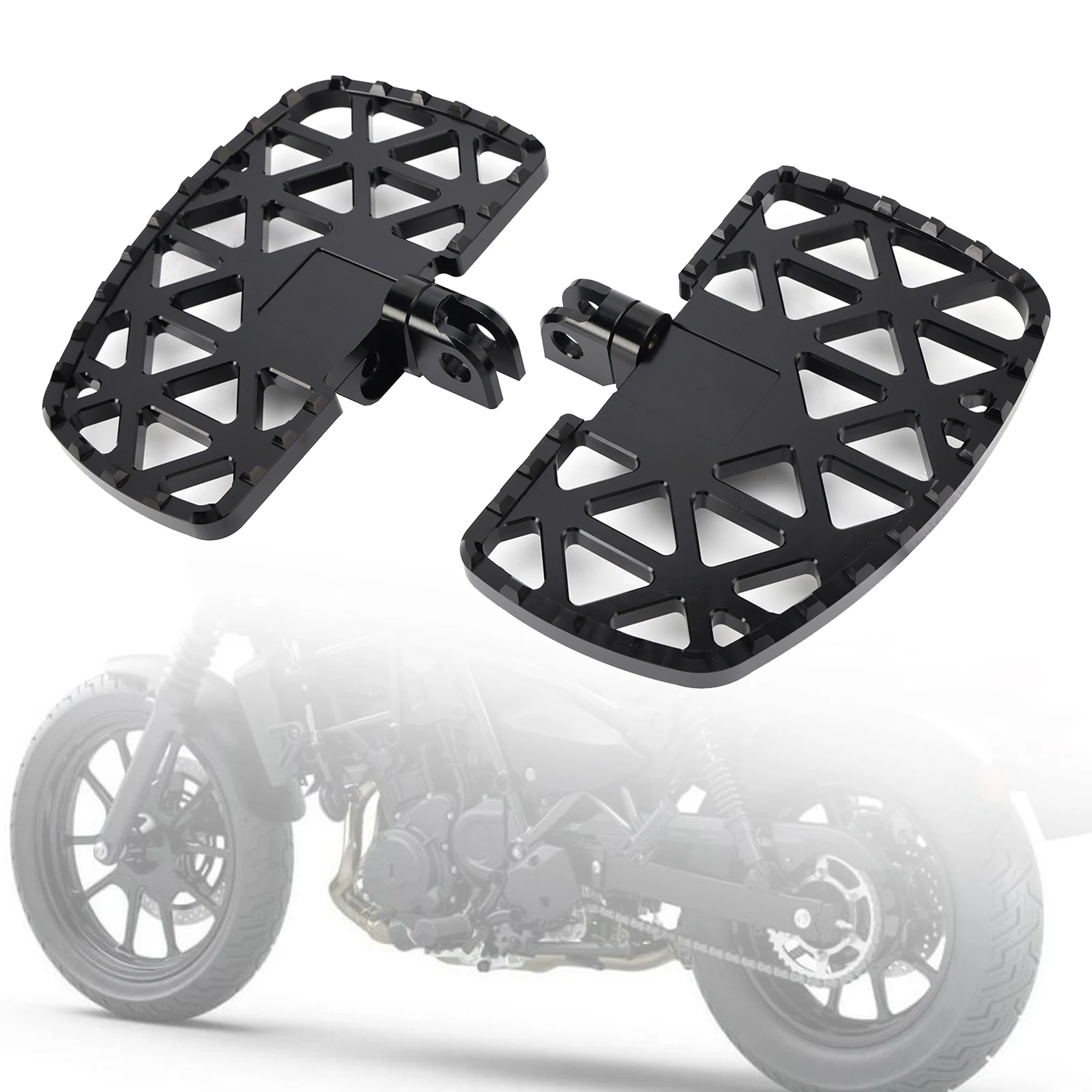 

Topteng Front Footrests Foot Pegs fit for Kawasaki Eliminator 400 450 500 / SE 2023-2025