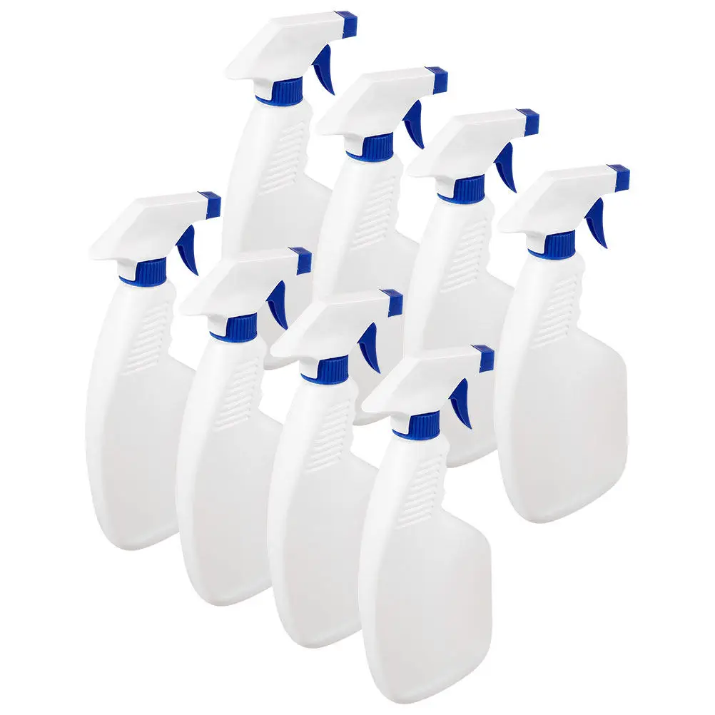 8Pcs Spray Bottles Lightweight 500Ml Pe Empty Bottle Sprayer for Cleaning Solutions Plant Watering Spray Bottles