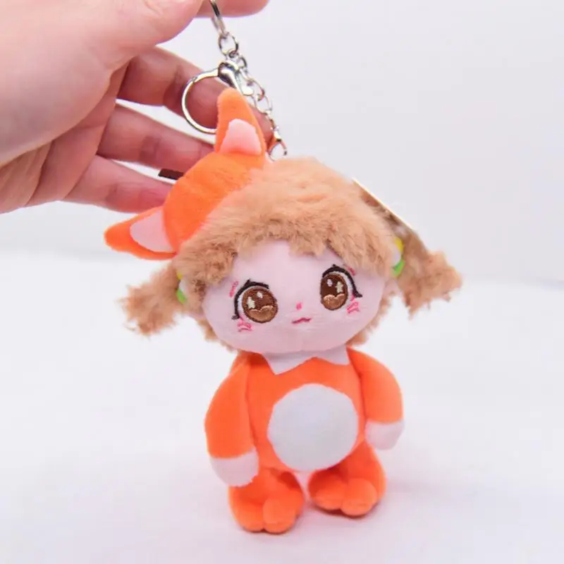 Cute Keychain Plush Stuffed Car Key Chain 4.7 Inches Purse Cartoon Keychain Soft Key Holder Car Handbag Keyring for Women