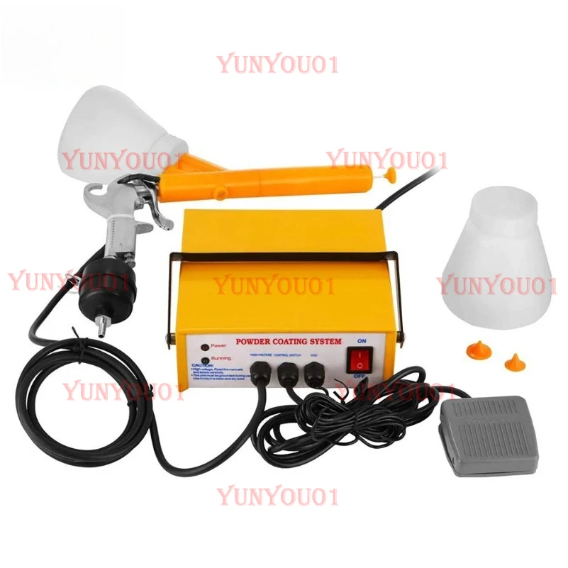 

110V/220V Portable Manual Spray Gun Electrostatic Spray Powder Coating Gun System Machinery