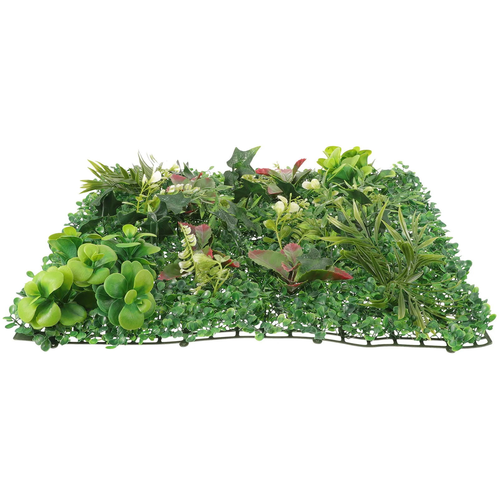 

Artificial Plant Wall Decor 50x50cm Fence Garden Background Greenery Wall Panel Decorative Flora Lawn Roof Display