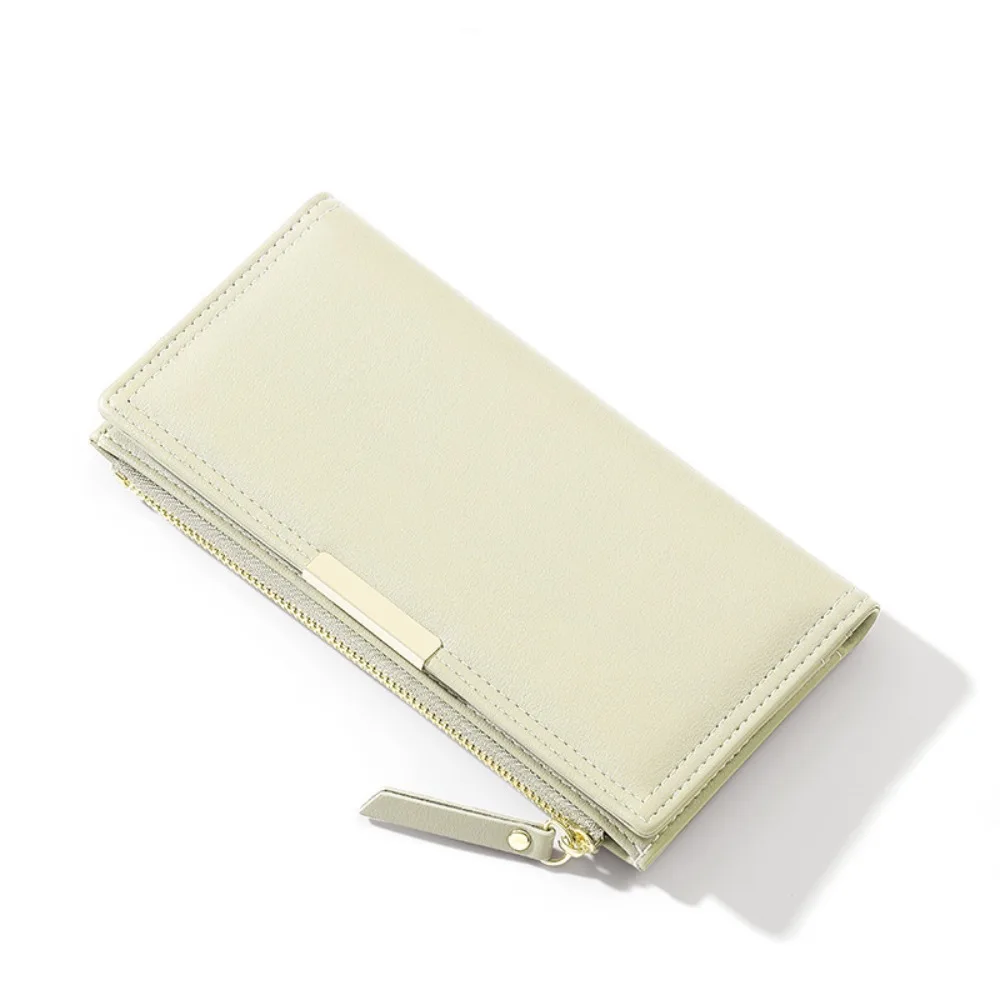 

Casual Korean Style Long Wallet Purse Multi-function PU Leather Card Holder Ultra Thin Card Holder Card Bag Card Storage Bag